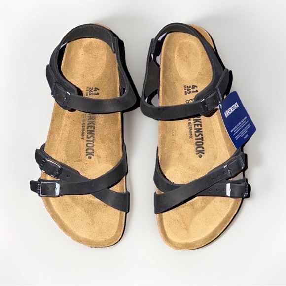 Birkenstock Kumba Sandals Black Leather Womens Sz 10 Regular (EU 41) - Picture 3 of 6